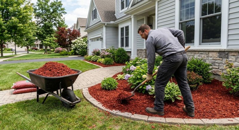 Garden Mulch Installation in Ventura County, CA
